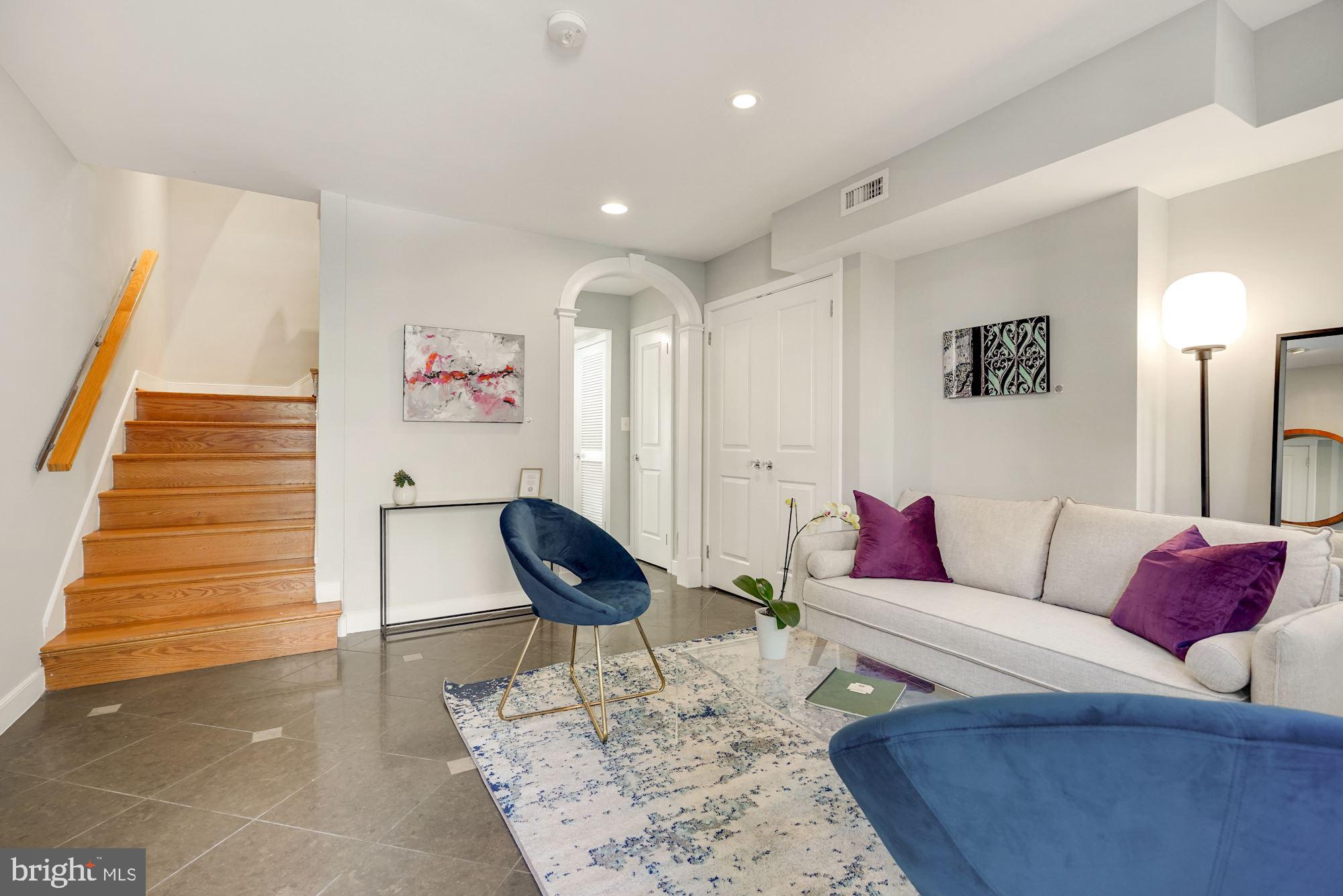 1830 Corcoran Street Northwest Washington, DC 20009 - Photo 2 of 20 Welcoming living area at the entrance of the home