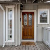 a view of front door of house