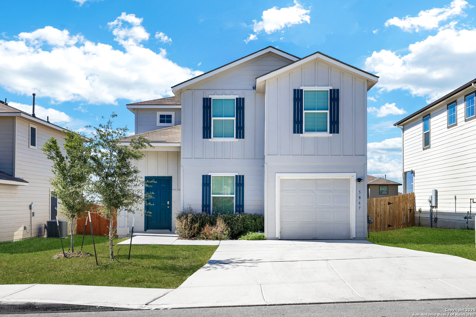 5867 Kendall Prairie San Antonio, TX 78244 - Photo 1 of 25 a front view of a house with a yard