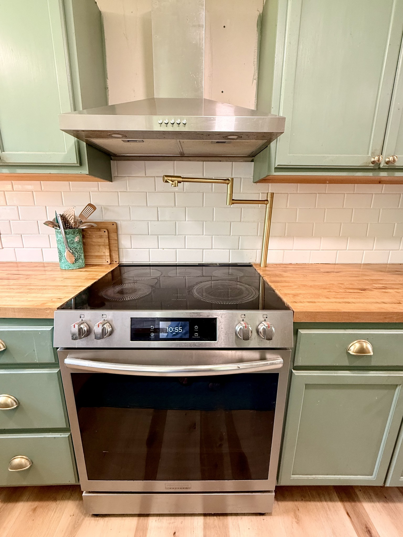 374 State Line Road Loretto, TN 38469 - Photo 6 of 24 a stove top oven sitting inside of a kitchen