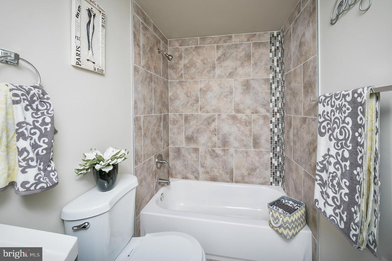 4108 Hanwell Road Randallstown, MD 21133 - Photo 16 of 18 Accent Tiling in Remodeled Baths