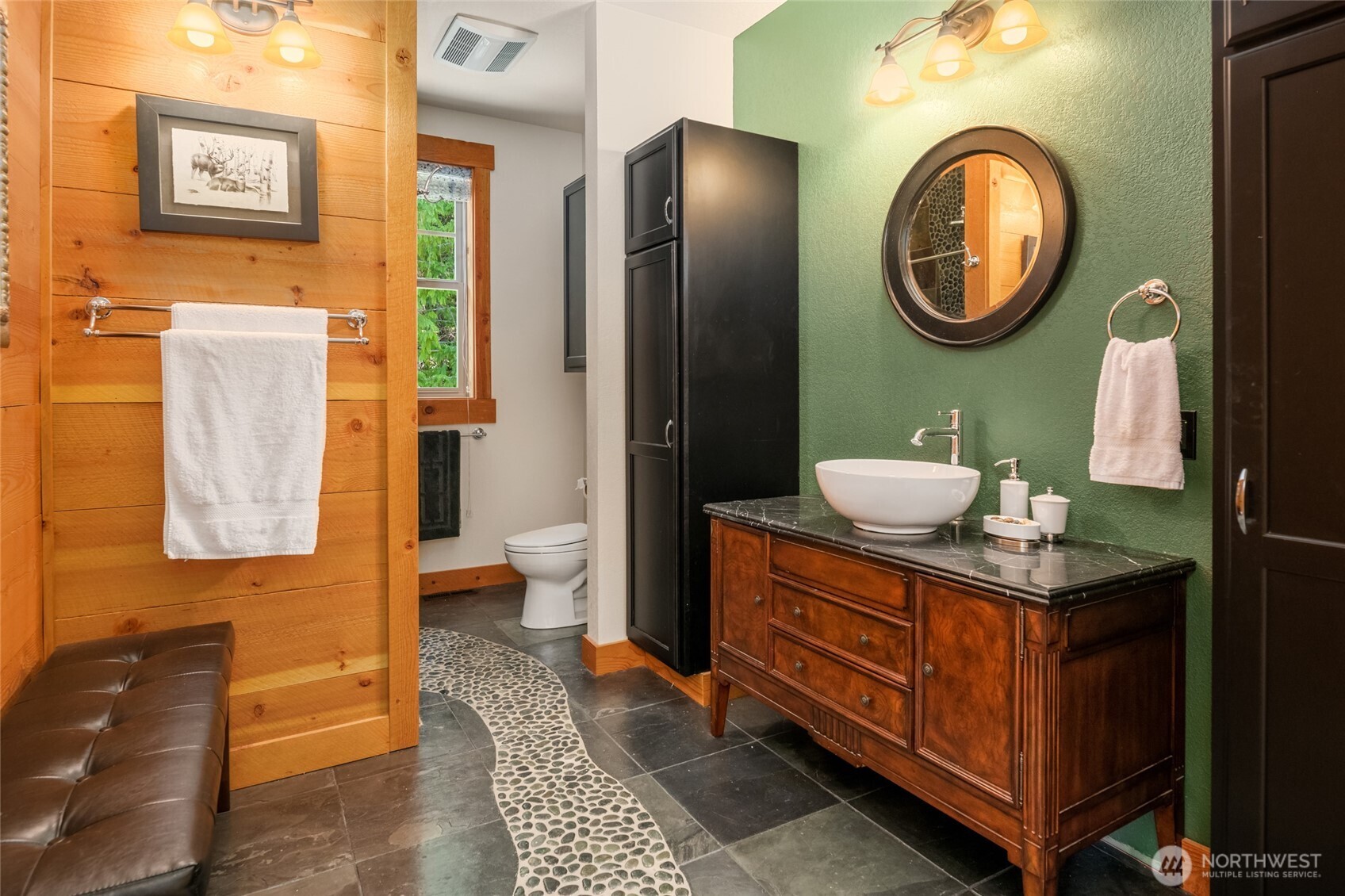 4422 Kachess Lake Road Easton, WA 98925 - Photo 20 of 36 a bathroom with a toilet and a mirror