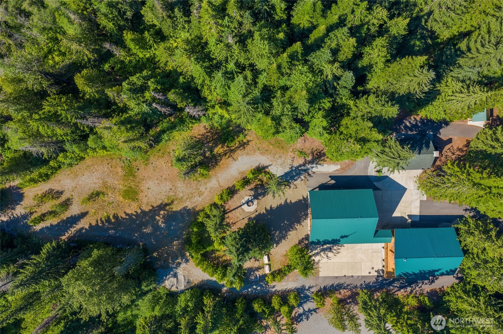 4422 Kachess Lake Road Easton, WA 98925 - Photo 32 of 36 an aerial view of a house with a yard