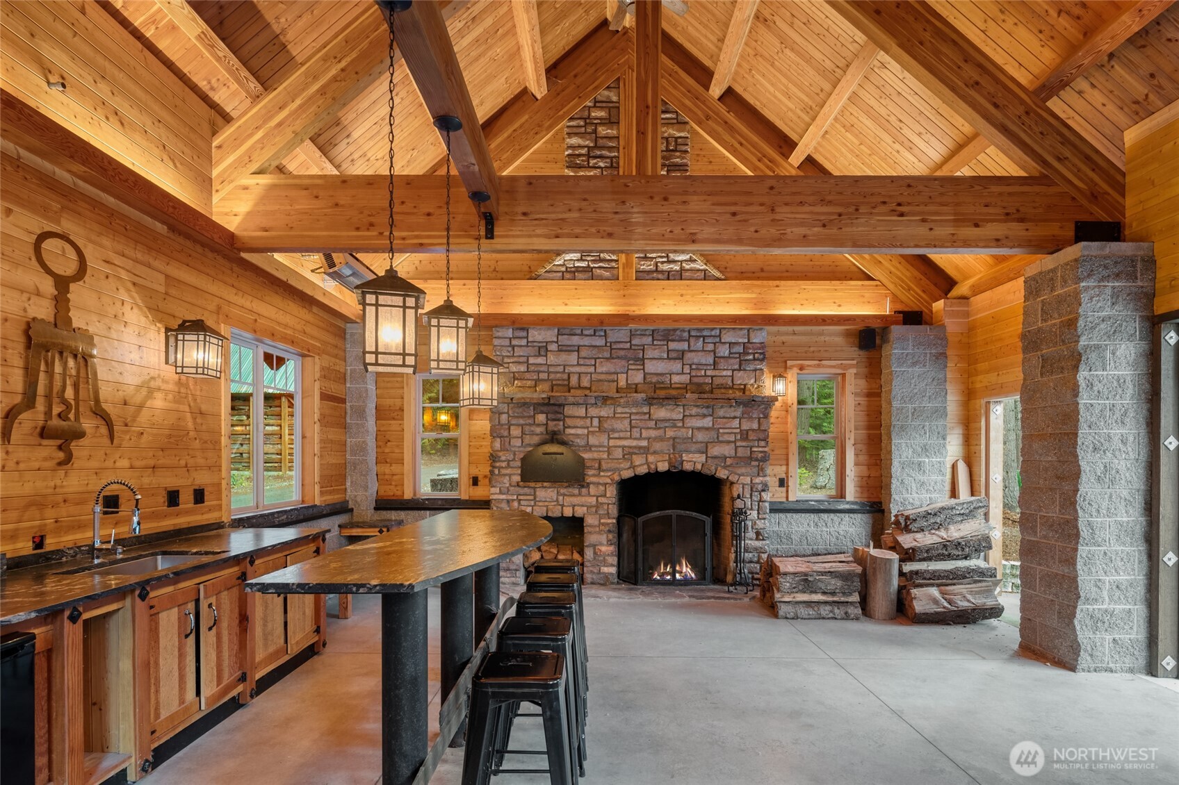 4422 Kachess Lake Road Easton, WA 98925 - Photo 4 of 36 a view of a patio with a table and chairs