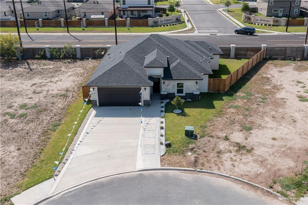 2112 North 28th Street Hidalgo, TX 78557 - Photo 2 of 22 an aerial view of a house with a yard