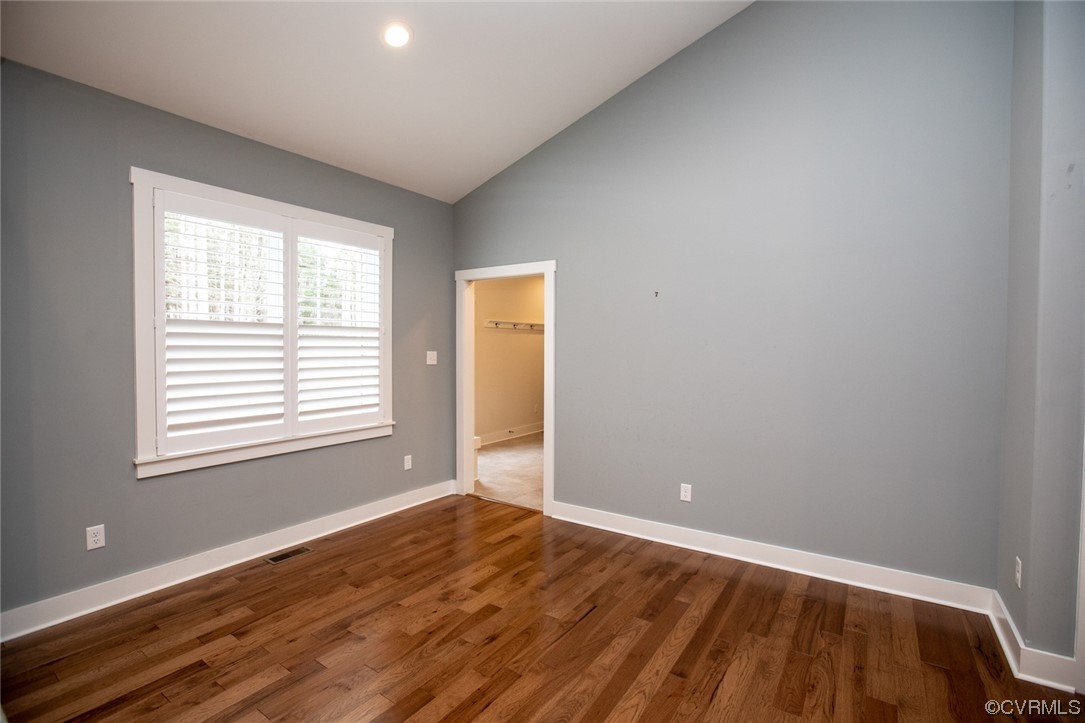 3659 Old Ridge Road Farmville, VA 23901 - Photo 16 of 44 a view of an empty room with wooden floor and a window