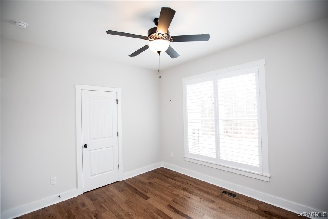 3659 Old Ridge Road Farmville, VA 23901 - Photo 29 of 44 an empty room with a window and a ceiling fan