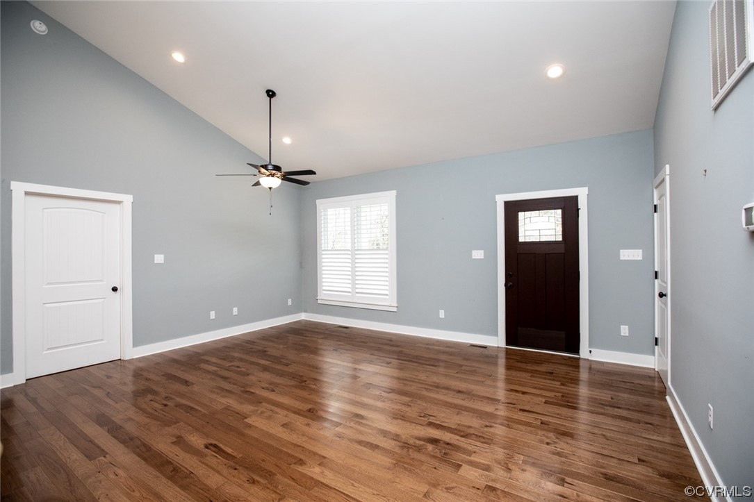 3659 Old Ridge Road Farmville, VA 23901 - Photo 6 of 44 a view of an empty room with window and wooden floor
