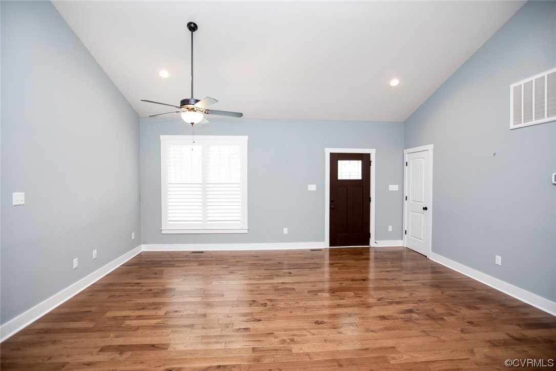 3659 Old Ridge Road Farmville, VA 23901 - Photo 7 of 44 a view of an empty room with window and wooden floor