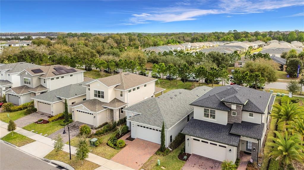 7541 Wing Span Way Harmony, FL 34773 - Photo 34 of 49 an aerial view of residential houses with outdoor space and ocean view