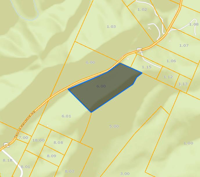 Lot 2 Tellico Reliance Road, Unit 2 Reliance, TN 37369 - Photo 5 of 5 Parcel 2 Map - 18 acres