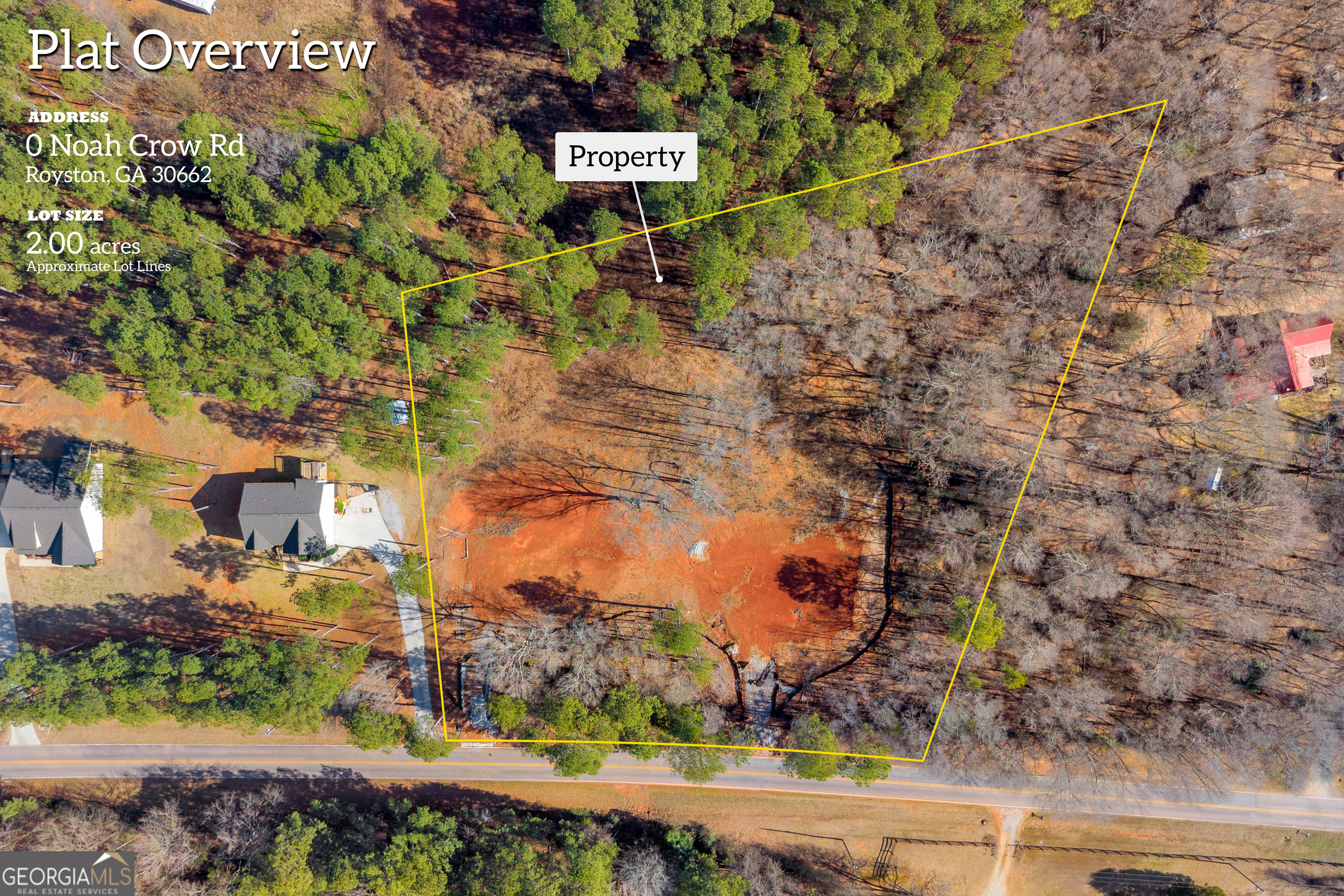 0 Noah Crow Road Royston, GA 30662 - Photo 2 of 29 a sign that is on a brick wall