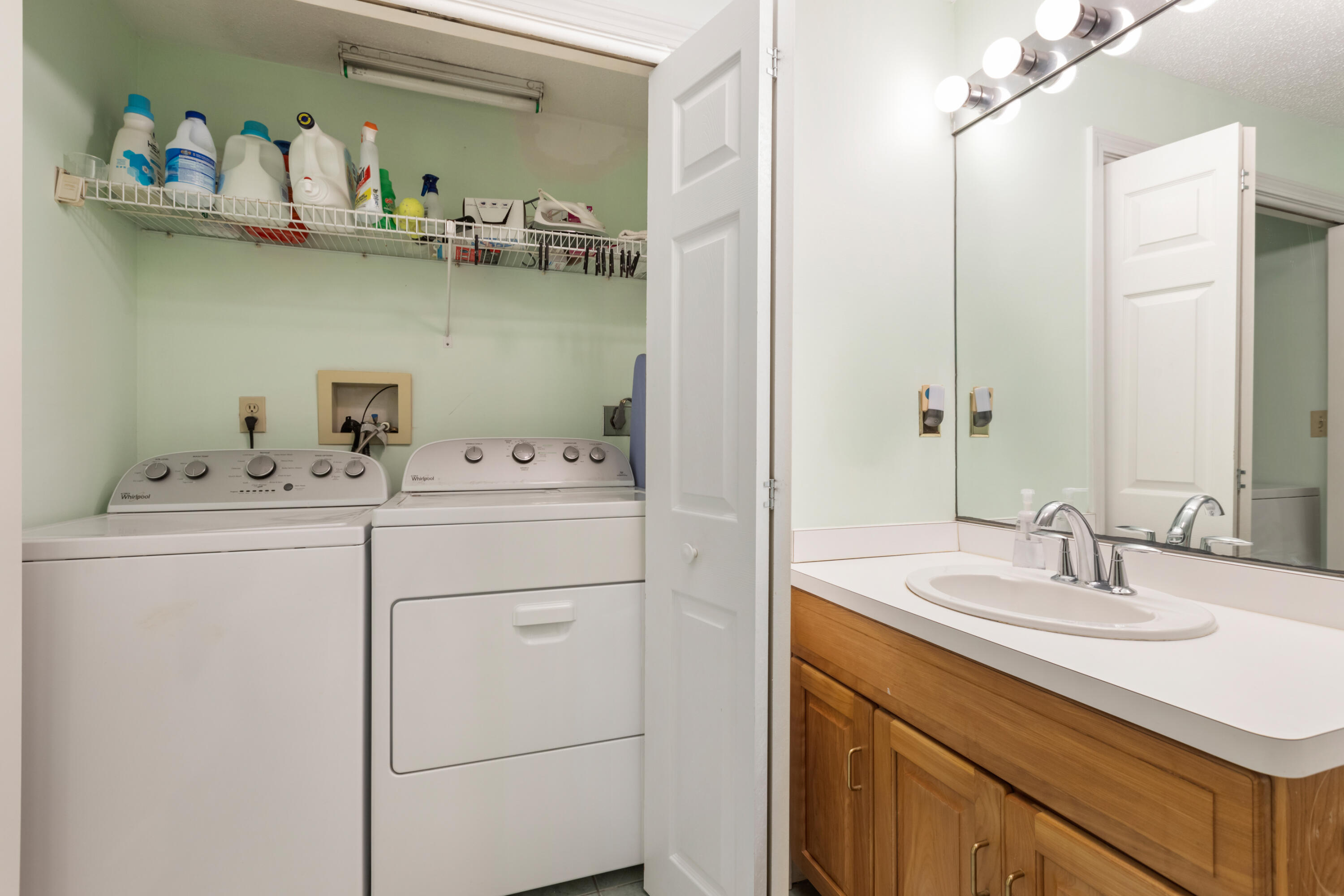 2806 Maple Brook Road Bellingham, MA 02019 - Photo 22 of 38 a bathroom with a sink and a mirror