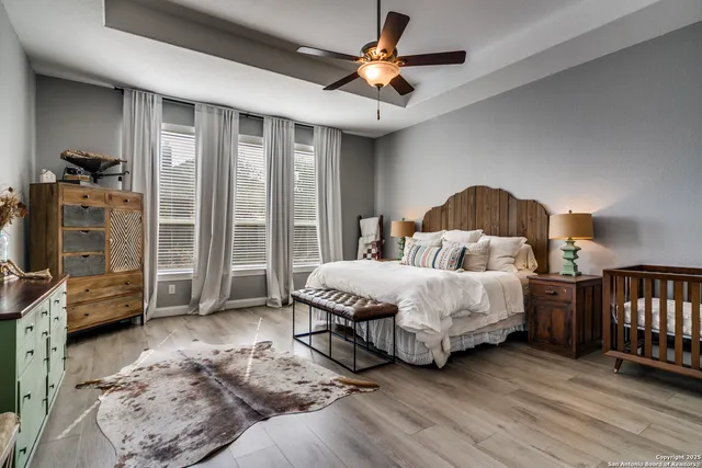 a bed room with a bed and a window