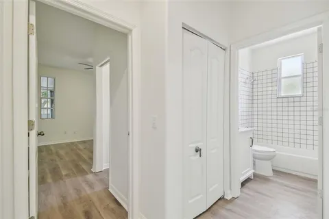 a bathroom with a toilet