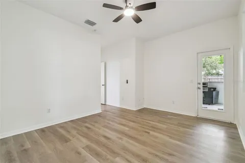 wooden floor in an empty room