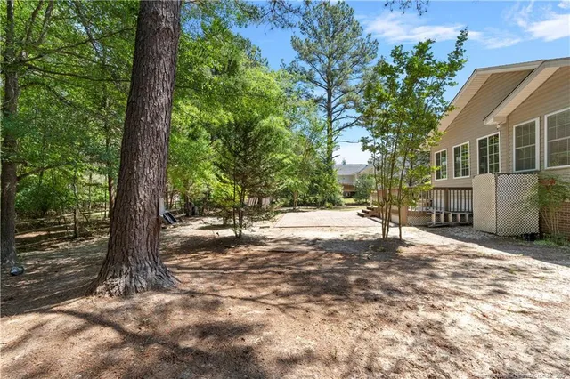 a view of outdoor space with trees