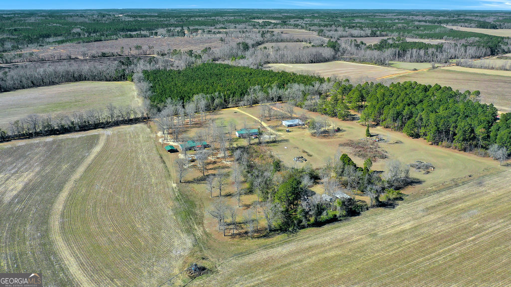 1775 Stoopto Road Sylvania, GA 30467 - Photo 66 of 66 an aerial view of a house with a yard