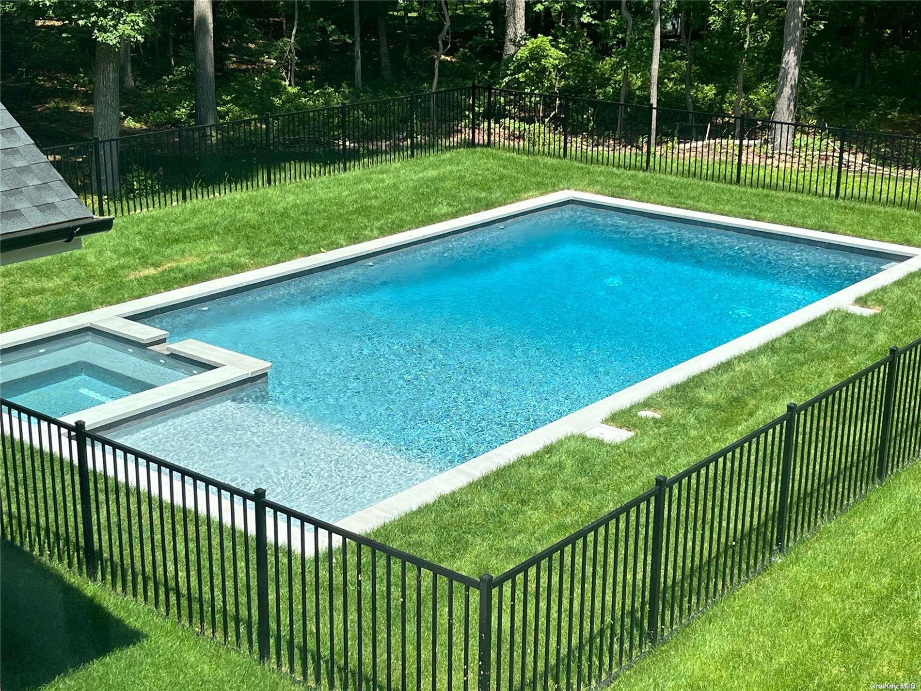 293 Beaver Dam Road Brookhaven, NY 11719 - Photo 26 of 33 Gunite Pool with Spa