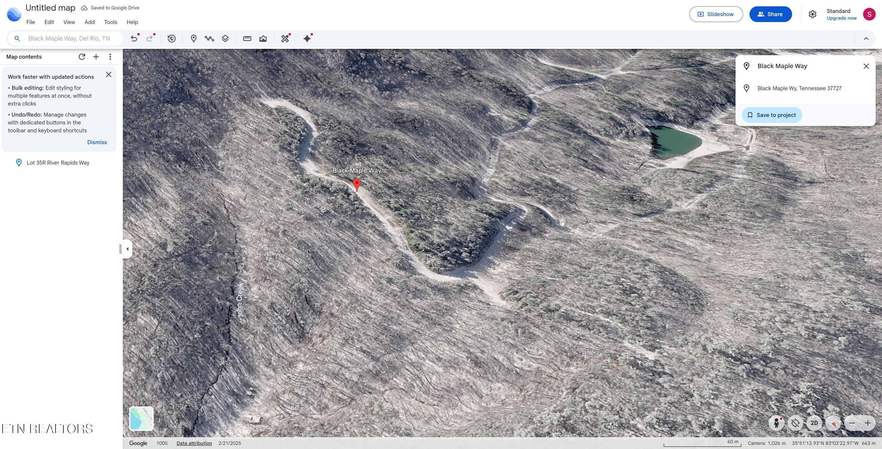 Lot 41 Black Maple Way Del Rio, TN 37727 - Photo 16 of 23 Google Earth aerial view