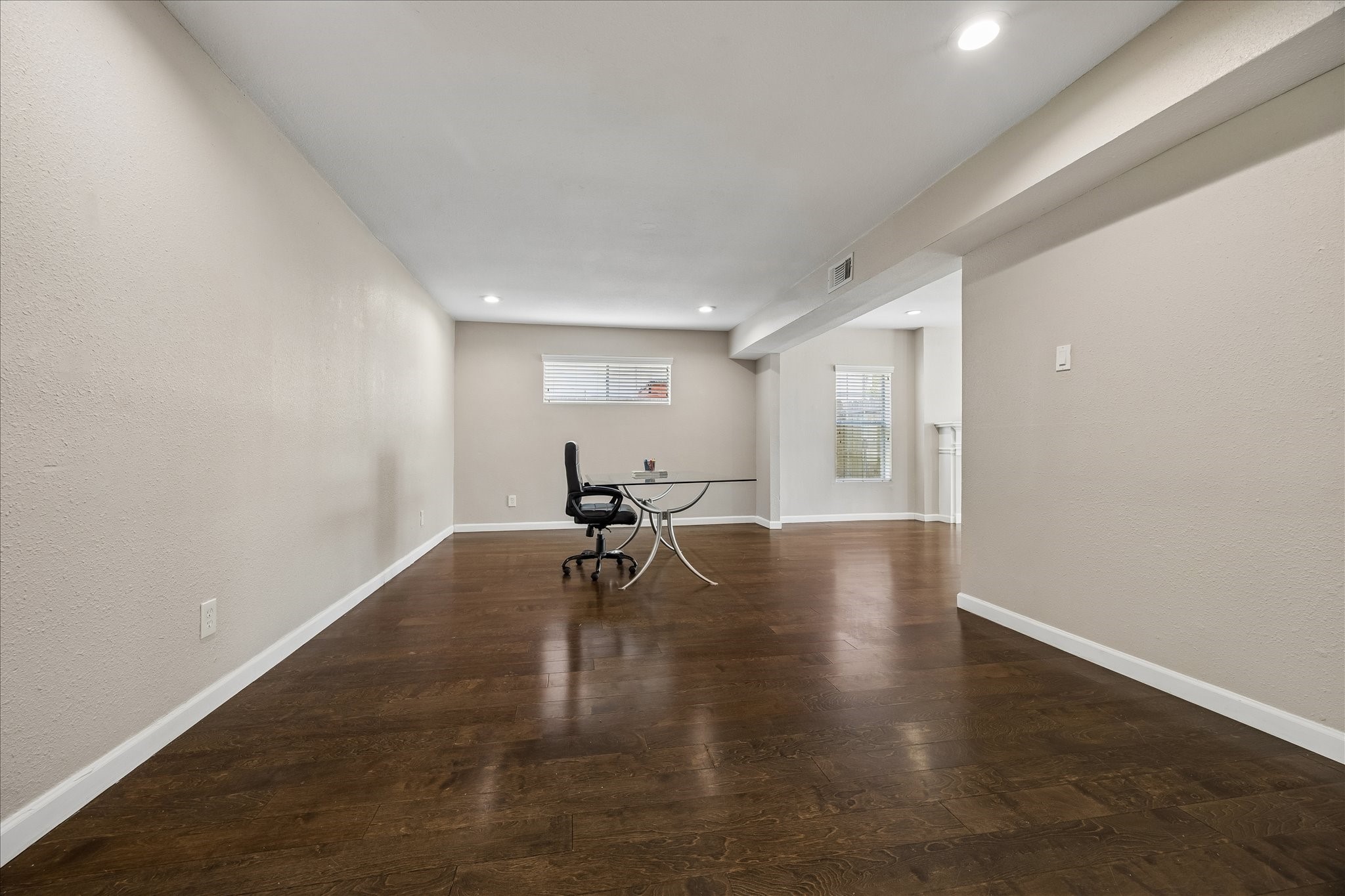 3817 Palm Street Houston, TX 77004 - Photo 6 of 15 a view of empty room with wooden floor and dining room