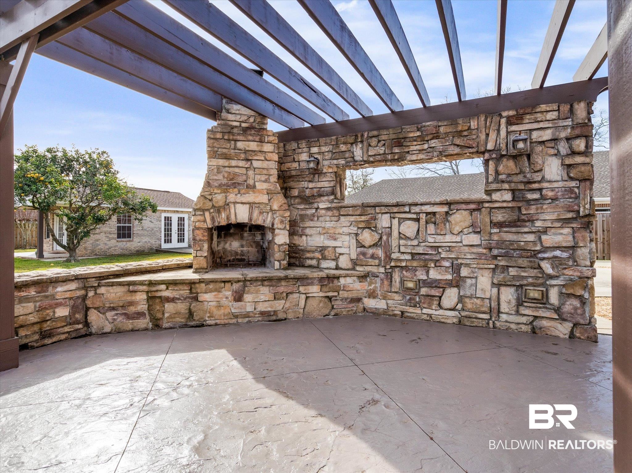 8809 Parliament Circle Daphne, AL 36526 - Photo 24 of 44 Outdoor Fireplace
