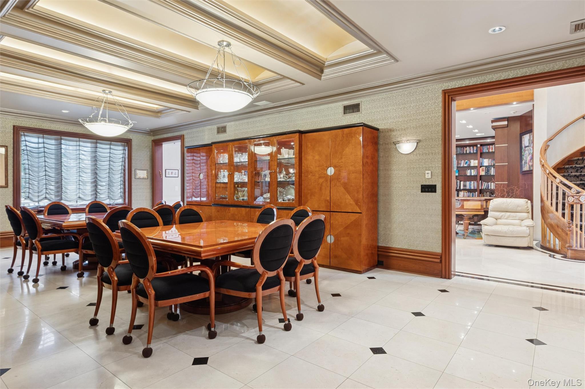 22 Willow Road Woodmere, NY 11598 - Photo 5 of 27 a view of a dining room with furniture and window