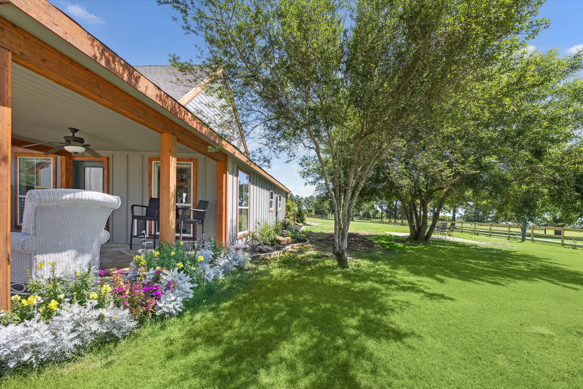 6063 Fm 1094 Sealy, TX 77474 - Photo 12 of 47 a garden view with a seating space