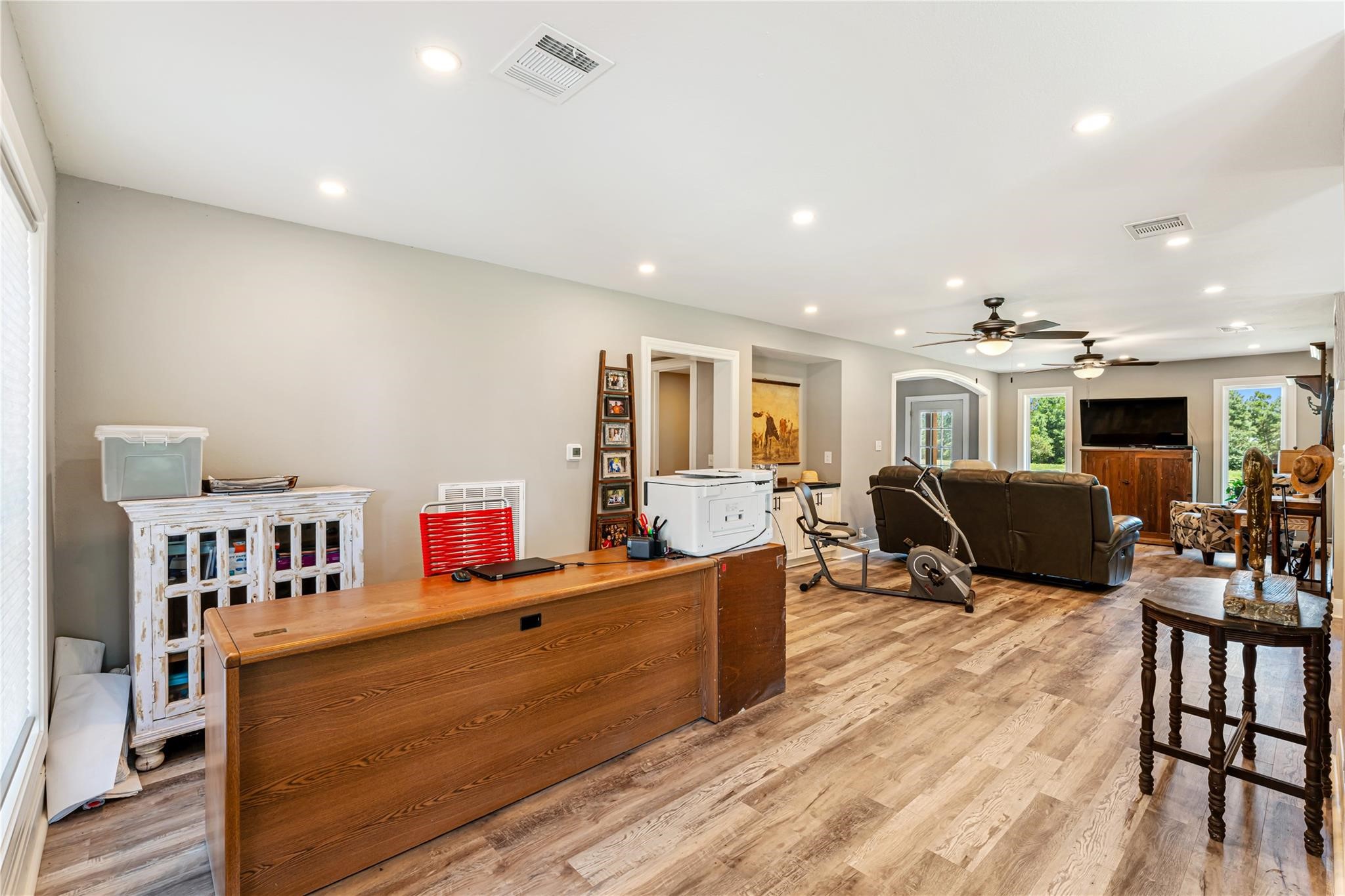 6063 Fm 1094 Sealy, TX 77474 - Photo 17 of 47 a living room with furniture and a wooden floor