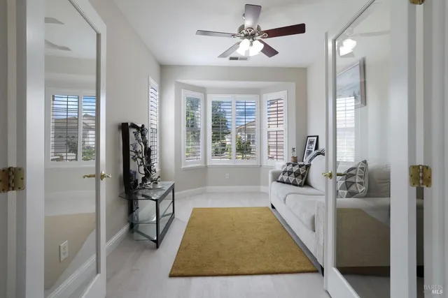 a very nice looking room with a couch