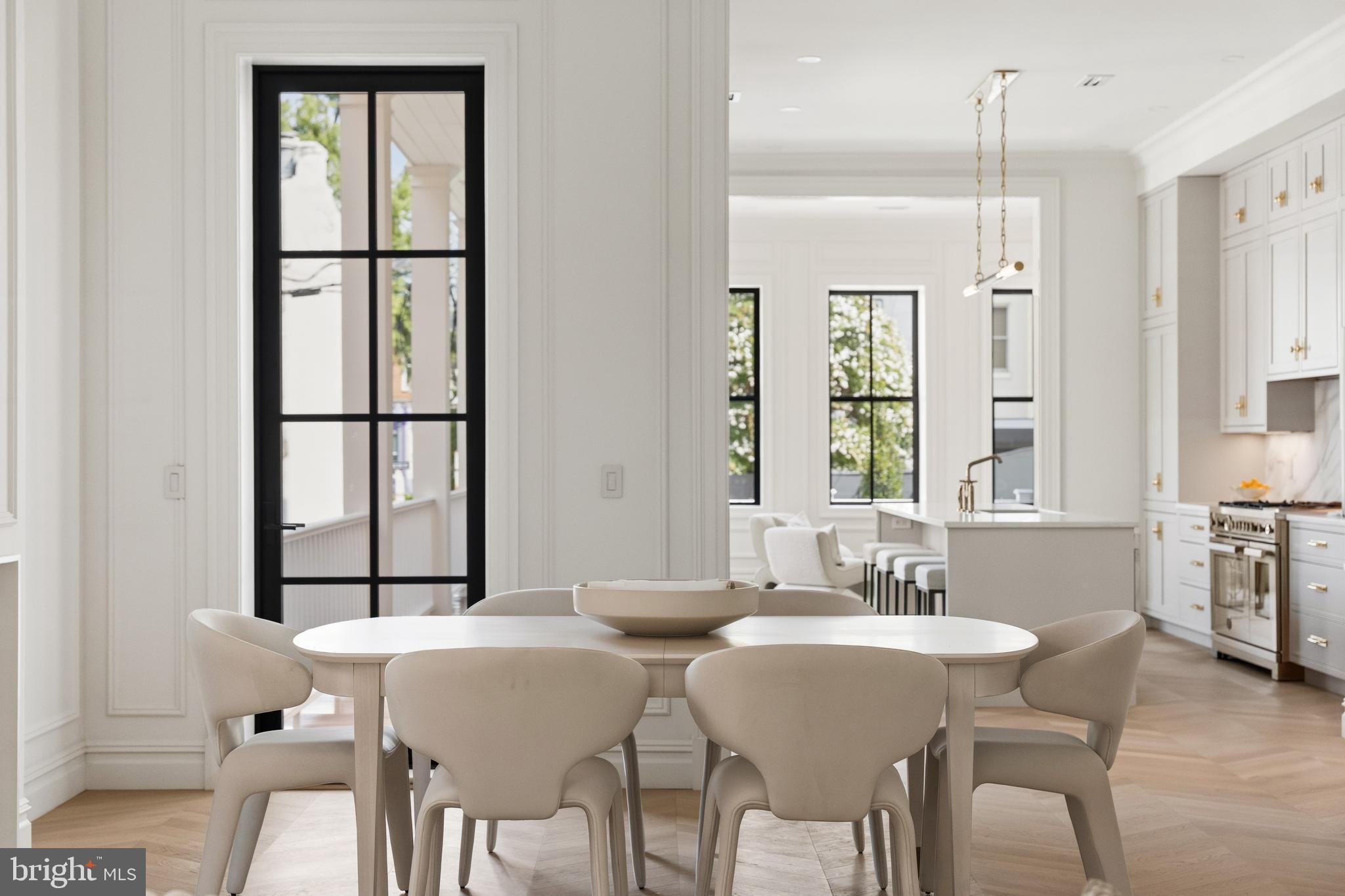 1315 R Street Northwest Washington, DC 20009 - Photo 10 of 40 Dining room with terrace