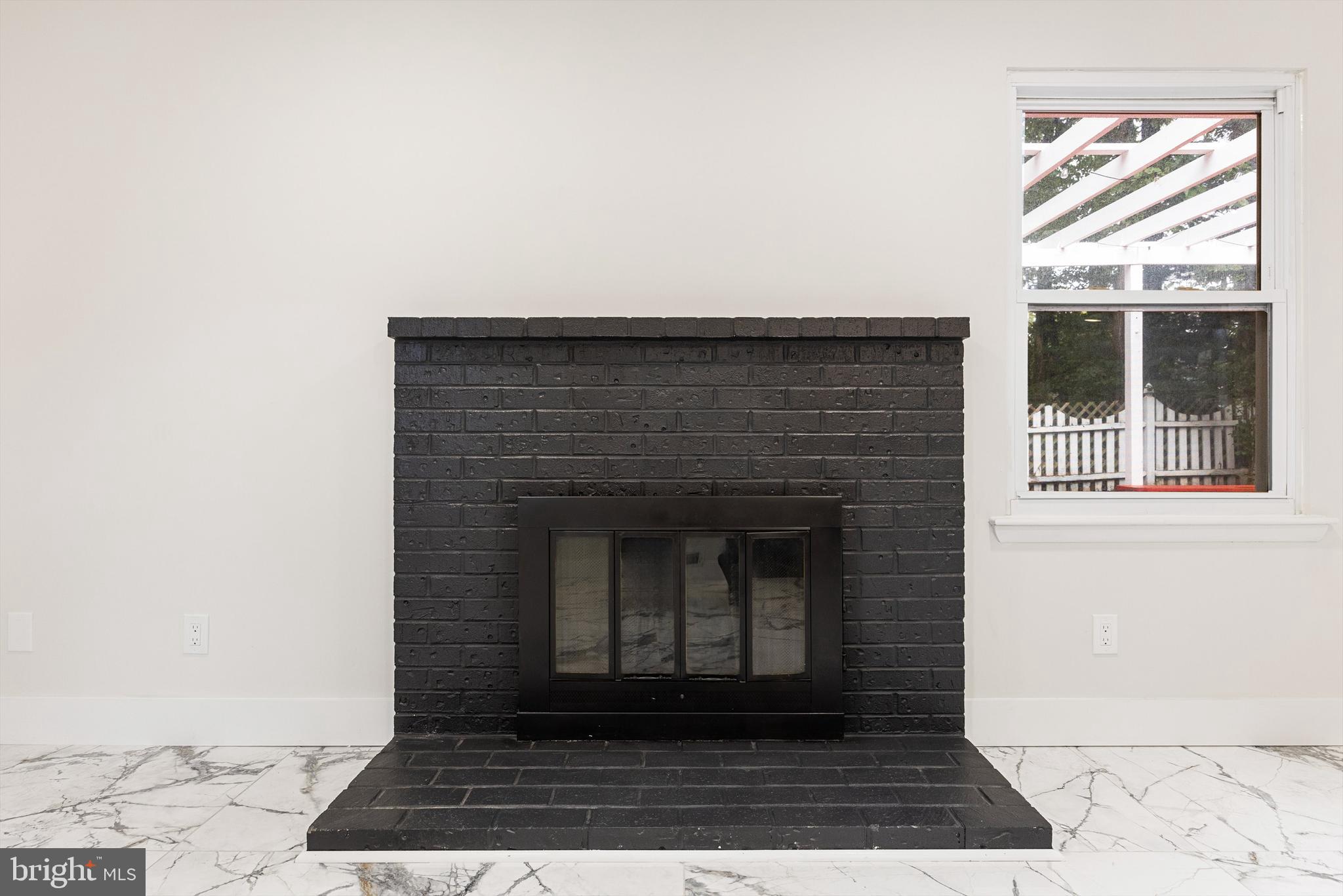 13 Hunter Court Atco, NJ 08004 - Photo 21 of 36 Brick fireplace has been updated/painted black