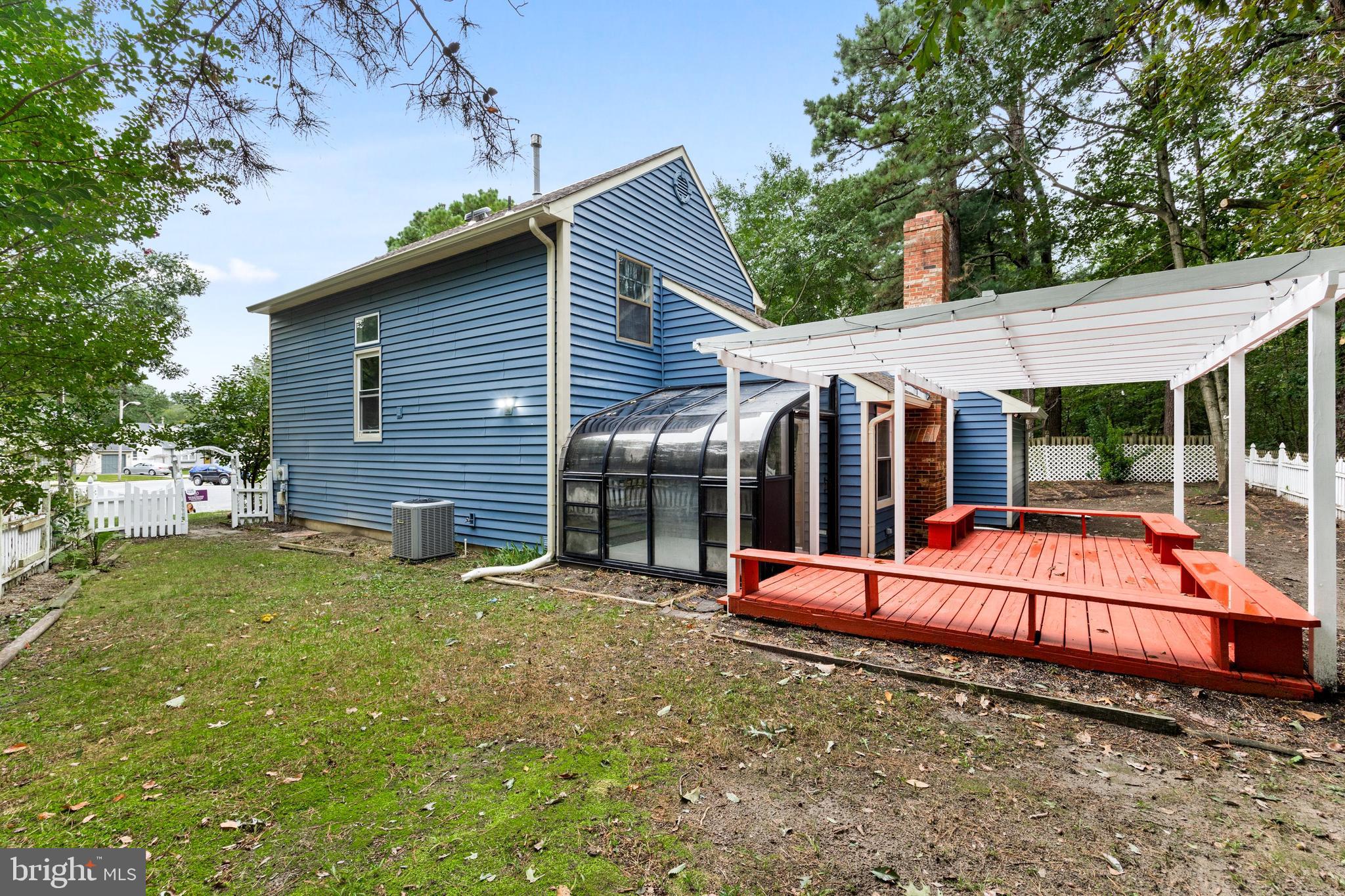 13 Hunter Court Atco, NJ 08004 - Photo 34 of 36 Large deck with pergola across the bak