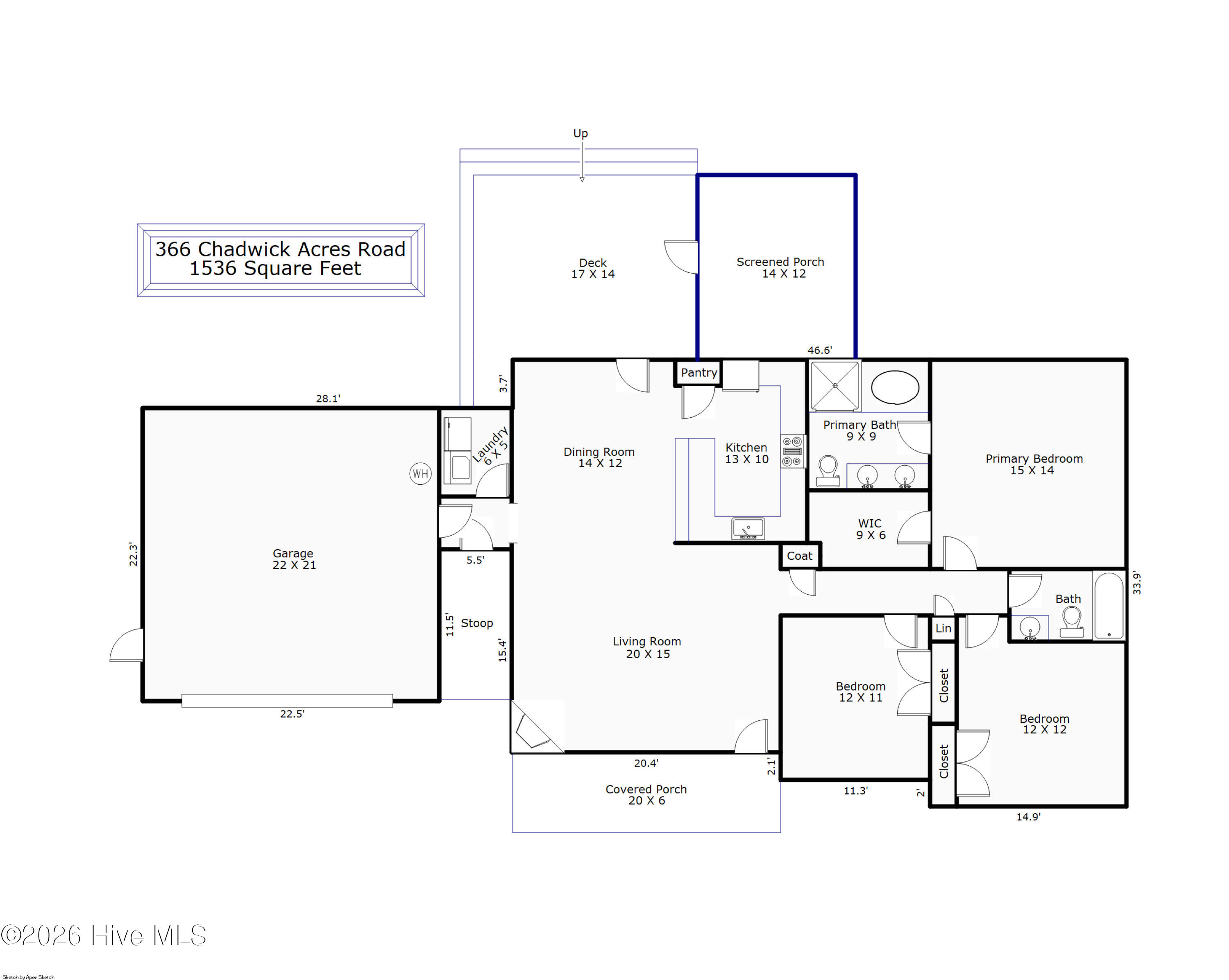 366 Chadwick Acres Road Sneads Ferry, NC 28460 - Photo 39 of 39 366 Chadwick Acres Road Floor Plan