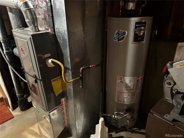 a view of water heater room