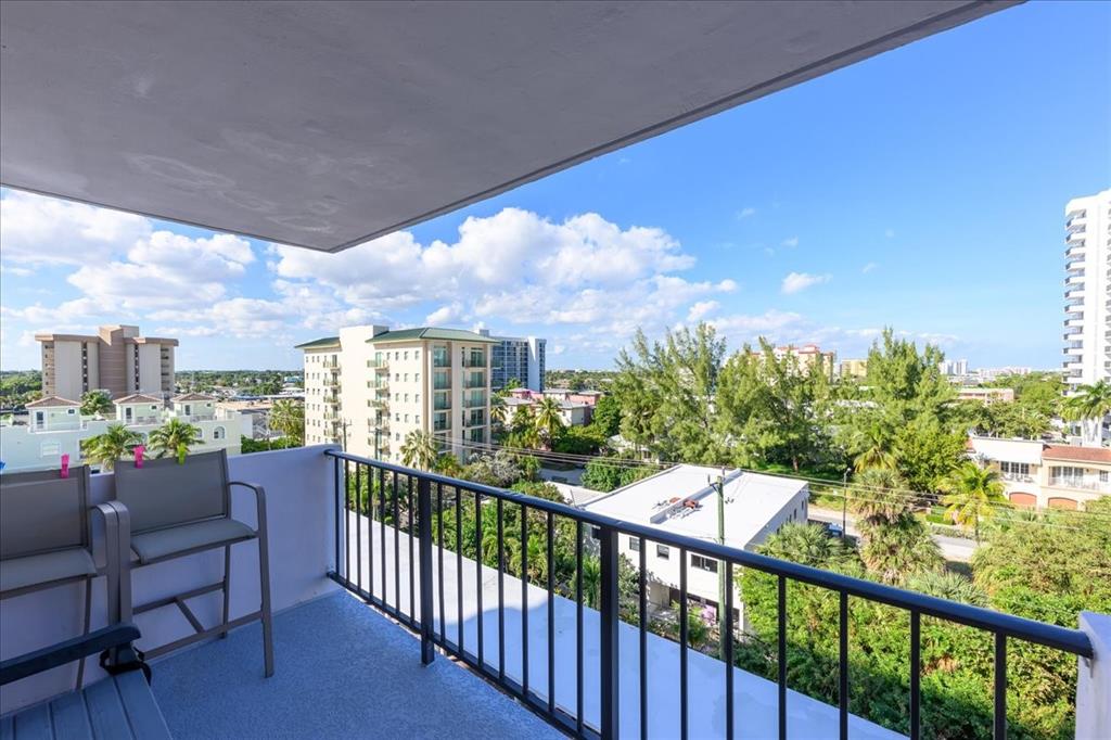 405 North Ocean Boulevard, Unit 611 Pompano Beach, FL 33062 - Photo 27 of 39 a view of a city from a balcony