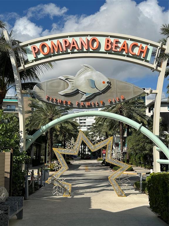 405 North Ocean Boulevard, Unit 611 Pompano Beach, FL 33062 - Photo 31 of 39 a view of a street sign