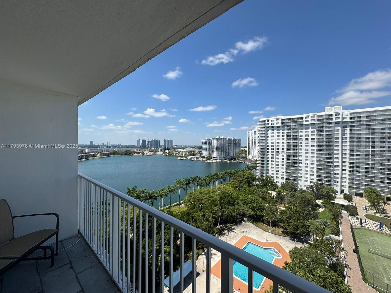 2851 Northeast 183rd Street, Unit 1408E Aventura, FL 33160 - Photo 1 of 24 a view of balcony with furniture