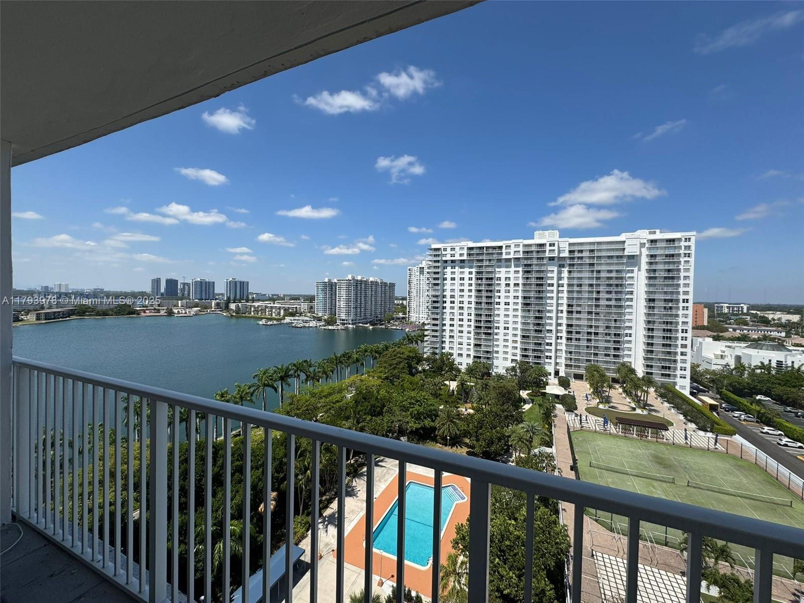 2851 Northeast 183rd Street, Unit 1408E Aventura, FL 33160 - Photo 17 of 24 a view of balcony with city view
