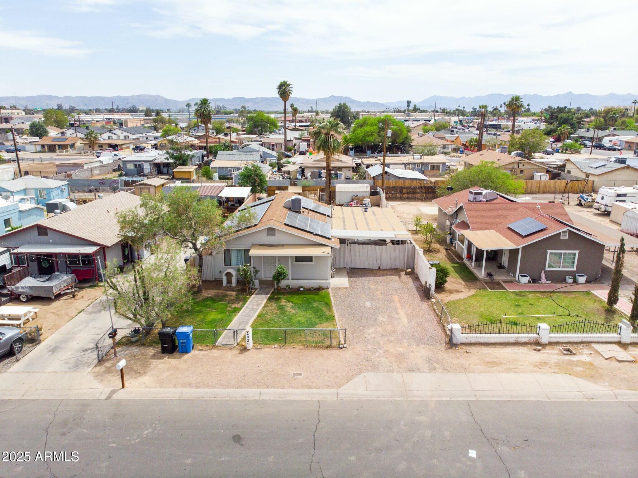 2929 West Granada Road Phoenix, AZ 85009 - Photo 22 of 28 an aerial view of residential houses with city view
