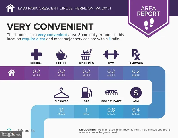 $710,000 | 13133 Park Crescent Circle, Herndon, VA 20171