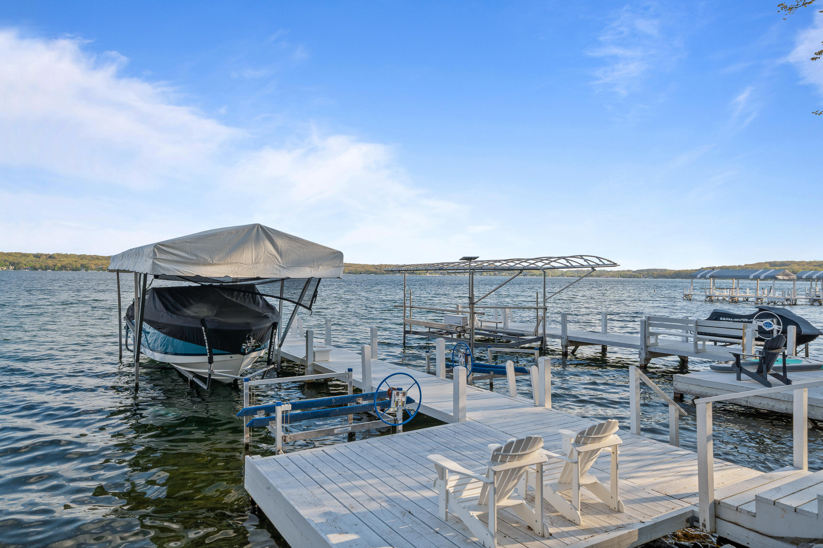 3 Dartmouth Road Williams Bay, WI 53191 - Photo 5 of 44 Private pier, room for boat, wave runners, buoy also included