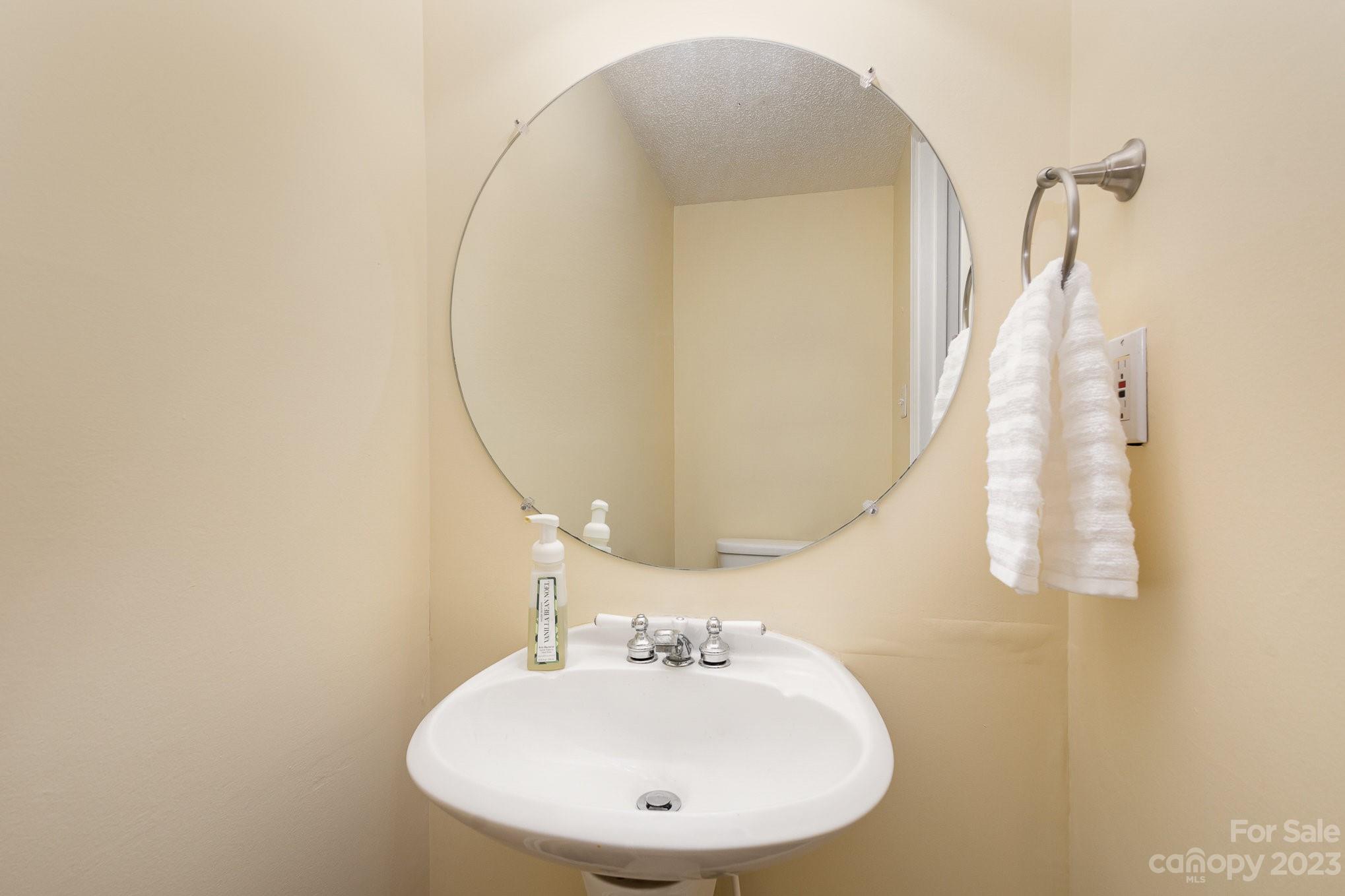 10927 Park Road Charlotte, NC 28226 - Photo 16 of 28 a bathroom with a sink a mirror and a vanity