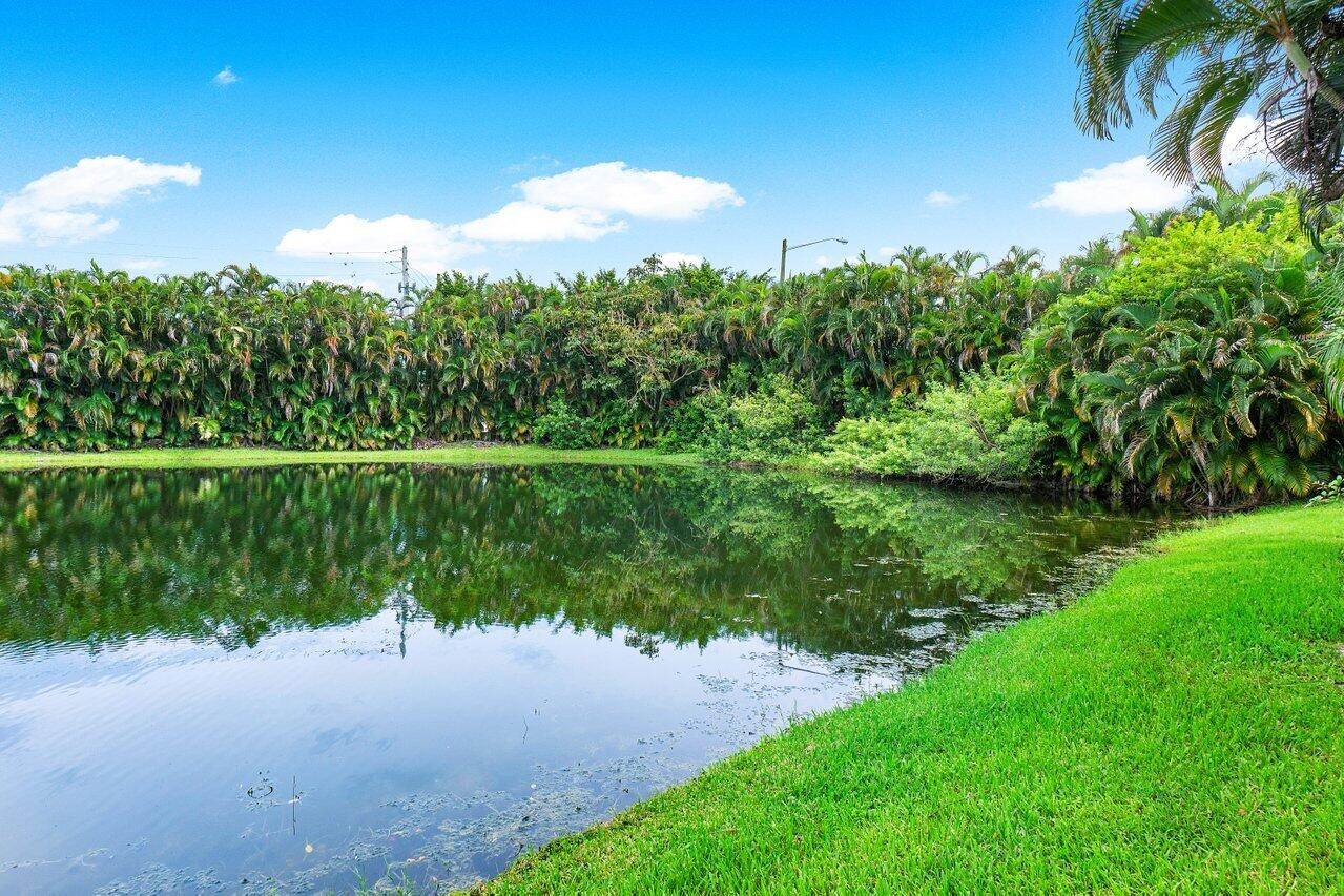 9031 Long Lake Palm Drive Boca Raton, FL 33496 - Photo 49 of 53 a view of a lake with a big yard