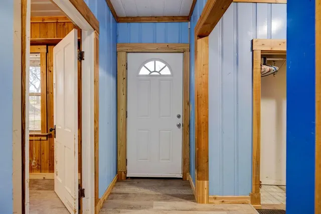 a view of front door