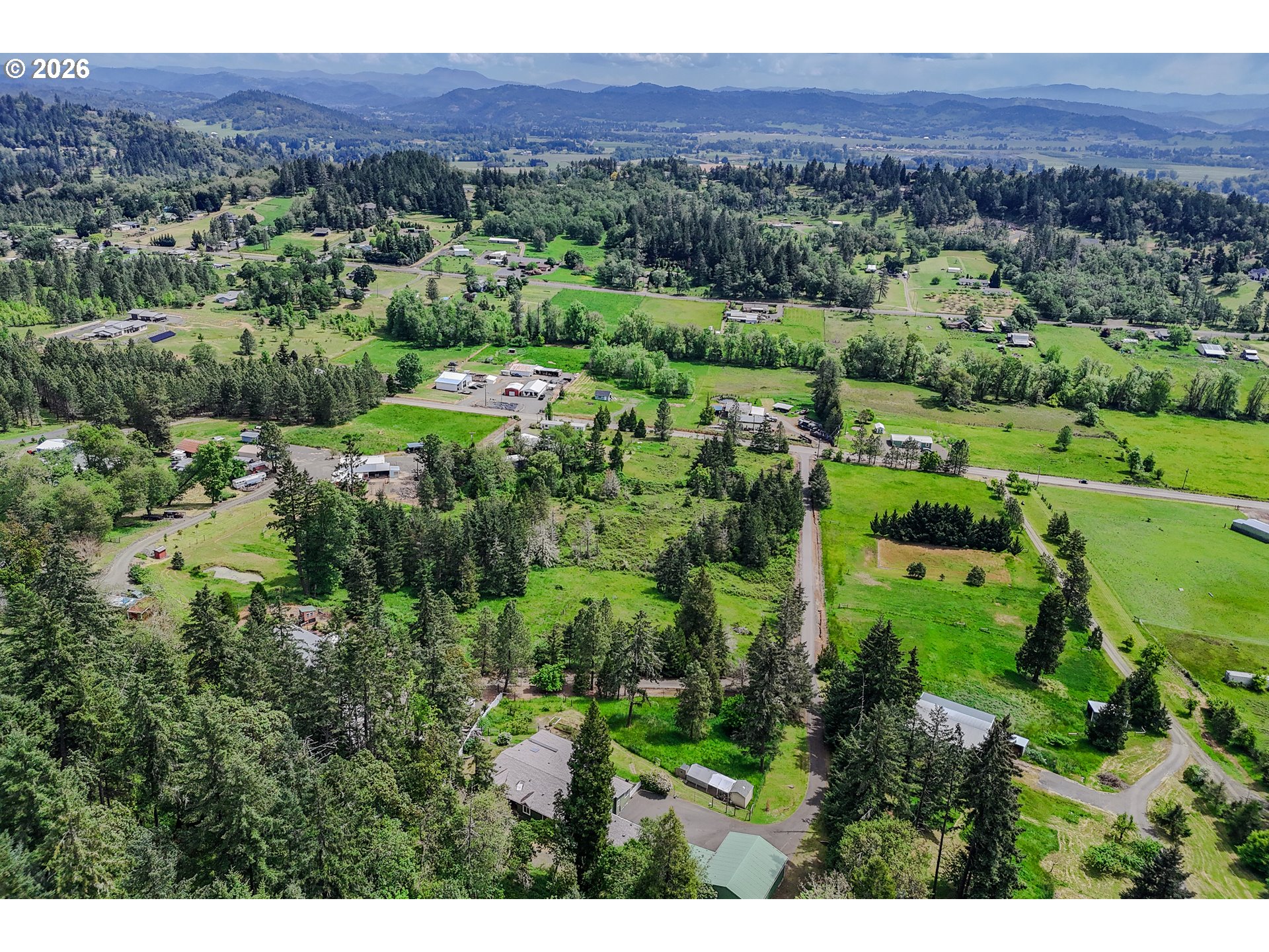 562 Valley Road Roseburg, OR 97471 - Photo 47 of 48 Drone View/UAV