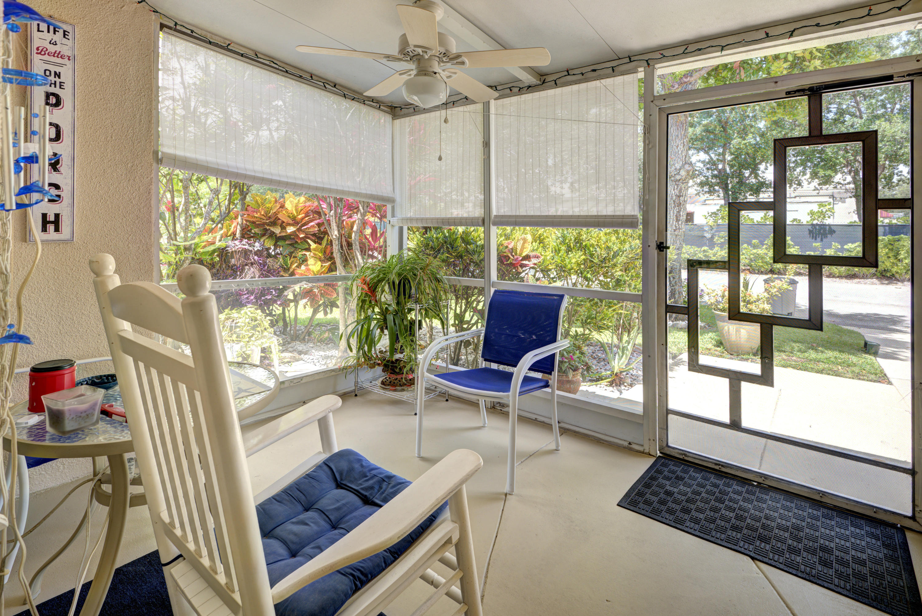18900 Stewart Circle, Unit 1 Boca Raton, FL 33496 - Photo 4 of 23 Front Screened Patio