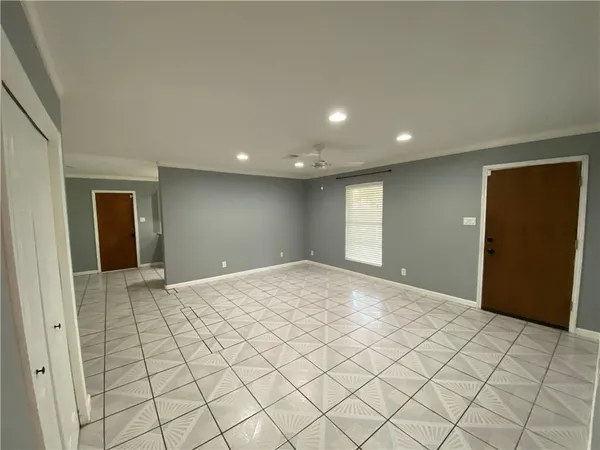 a view of empty room