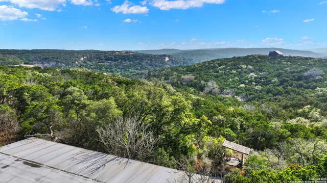 a view of an outdoor space and mountain view