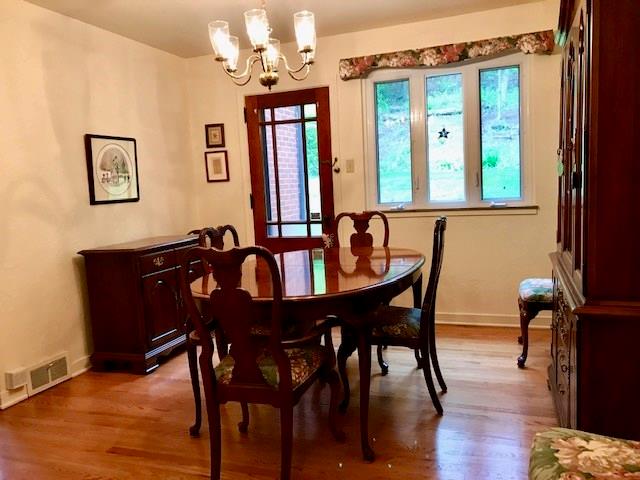 236 Cascade Road Pittsburgh, PA 15221 - Photo 10 of 25 Spacious dining room that leads right out to the concrete patio in the back.